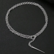 Mặt Dây Chuyền Punk Đính Đinh Tán 1 Cái Trang Sức Gothic Phong Cách Y2k Thiết Kế Vòng Tròn Phóng Đại