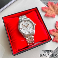 宾马 Balmer 7934M SS-18 Multifunction Women Watch with Silver Stainless Steel