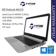 HP ProBook 440 G3 i7-6500U 8GB RAM 1TB HDD Laptop (Refurbished)