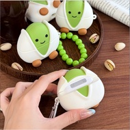 Creative pistachios suitable for AirPods headphone cases