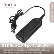 FN7 USB Hub 2. 4 port Adapter Terminal USB Laptop Komputer 4 in 1