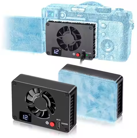 Camera Heat Sink Cooling Fan Radiator 4K Recording Kit For Sony ZV1 ZV-E10 ZVE1 A7C A7C2 A7IV For Ca