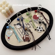 Sports keychain with bell string - michee.studio