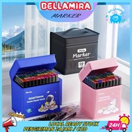 Colorful Markers 1 Set Sketch Marker 2 Tip Cartoon Touch Marker 120/168/204 Colors