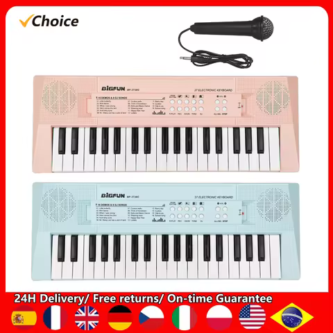 37-Key Electronic Keyboard Piano Multifunctional Mini children's Electronic keyboard 16 Demonstratio