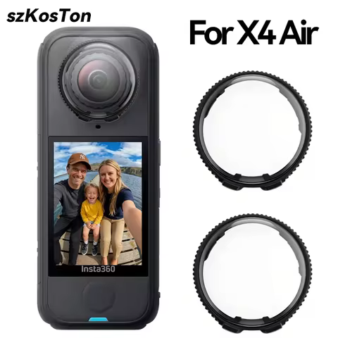 Lens Guard for Insta360 X4 Air Quick-Detach Transparent Water-Proof Shockproof Lens Caps for Insta 3