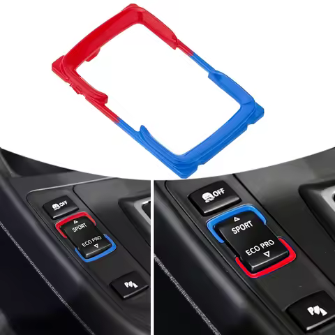 Dual Color Car SPORT ECO PRO Drive Mode Button Frame Replacement For BMW 1 2 3 4 Series F20 F21 F22 