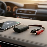 Universal Car Wireless Audio Receiver, HiFi Bluetooth Adapter for RCA  Penerima Audio Tanpa Wayar Ke