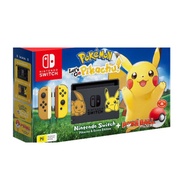 Nintendo Switch Pokemon Let's Go Pikachu Bundle (1 Year Warranty)