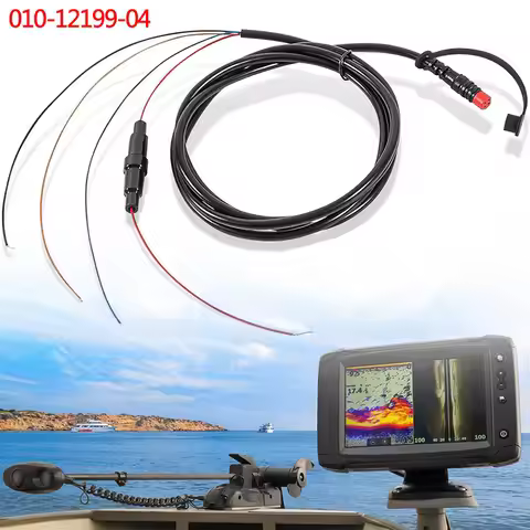 010-12199-04 Power/Data Cable 4-Pin Replaces for Garmin Striker Echo, Striker Plus, Striker Vivid, S