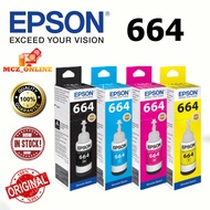 🔥HOT SELL🔥💯100% ORIGINAL💯 Epson 664 Ink Refill Black, Cyan, Magenta, Yellow T664