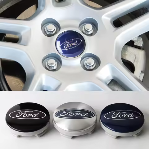 54MM 4Pcs Car Wheel Center Hub Caps Cover Auto Accessories For Ford Focus Mk2 MK3 MK7 MK4 Fiesta Ran