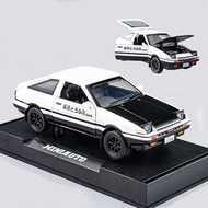 Diecast Toyota Trueno AE86 Classic initial D Miniature Car