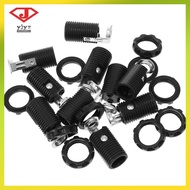10Pcs Black Plastic E12 Screw Lamp Holders Plug-in Light Socket for Pendant Lamps  yuanjingyouzhang