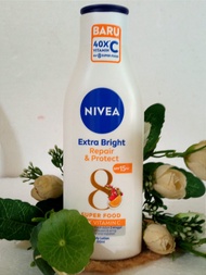(FREE POUCH) NIVEA Body Extra White Repair & Protect Lotion SPF15 200ML - NIVEA BODY LOTION - NIVEA 