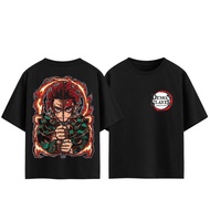 Anime Demon Slayer Kamado Tanjiro T-Shirt Men And Women Summer Cotton Clothing Fashion Breathable An