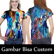 Kaos Cewek Fullprint Dragon Ball Super Broly