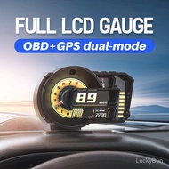 Alat OBD Kereta Baharu Rentas Sempadan Paparan Kepala HUD LCD Suis Gerak Isyarat Penilaian Pemanduan