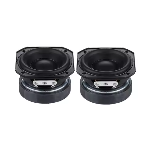 2Pcs 2 Inch Full Range Audio Speaker Square 55MM 4 Ohm 20W Audio Speaker Loudspeaker DIY Bluetooth S
