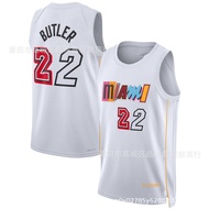 Same Day Delivery!!2023 New Style Heat 22 #Butler 14 Hero 3 #Wade City Edition Jersey
