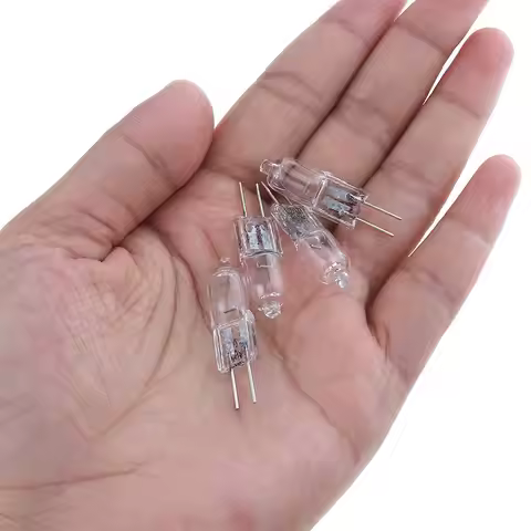 20Pcs Mini G4 Energy Saving Tungsten Halogen JC Type Light Bulb Lamp DC12V 20W G4 Spotlight For Crys