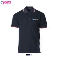 Qici GN Polo T Shirt Sulam Daikin AC Aircon Aircond Inverter Home Kitchen Baju Sales Uniform Cotton 