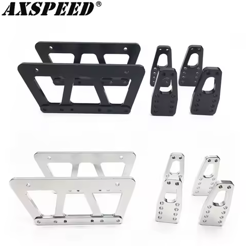 AXSPEED Alloy Chassis Lift Plate Set for Axial SCX10 1/10 RC Truck Models Car Upgrade Parts