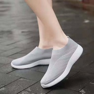 QiaoYiLuoรองเท้าผู้หญิงตาข่ายระบายอากาศสบายๆบินทอตื้นปากรองเท้าผู้หญิง【คุณภาพสูง】