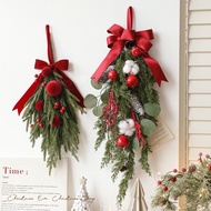 Christmas Upside Down Branch Pendant Simulation Door Hanging Wall Holiday Scene Layout Props | Hiasa