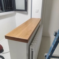 [48H Shipping] North American Red Oak Solid Wood Half-Wall Panel Partition Desktop Surface Bar Count