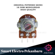 ORIGINAL POTENSIO 1K OHM Mono Linear 1000 Ohm Potentiometer Mono Variable Resistor 1K Mono Variable 