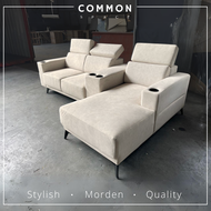 🔥 Free Delivery 🔥 Comfort Space -  Olio 3 Seater L Shape Sofa |  Fabric | Cushion | Adjustable Headrest |  沙发