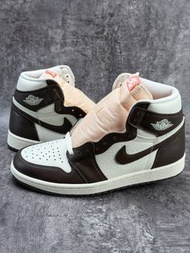 💥現貨💥 人氣神款復古摩卡棕百搭 Air Jordan 1 High OG "Dark Mocha" | 荔枝紋皮革鞋面 | 高筒貼合支撐 | 男女情侶同款|