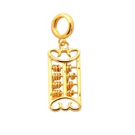 TAKA Jewellery 916 Gold Abacus Pendant
