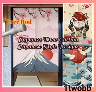 Japanese door curtain Langsir Kitchen Door Curtain Pintu Japanese-style 日式门帘