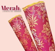 Kulit Bahan Kain Furniture Sofa Kursi Jok Motif Timbul Variasi Bunga Murah Meteran.