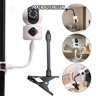 MAINAUSHUI6K Camera Clamp, with Clip Flexible Baby Monitor Holder Stand,  Bendable Punch-free Camera