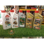 4T CASTROL ACTIV ACTIVE ESSENTIAL SAE40 / GO 20W40/ ACTIV 15W50 / POWER1 10W40 CASTROL / POWER1 CRUI