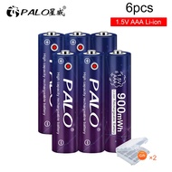 Brand new PALO 1.5v Li-ion AAA Rechargeable 9001.5V AAA Lithium RechargeableAAA 1.5V  for RC Remote 