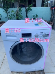 洗衣機(PANASONIC樂聲牌) 超簿身大眼仔 可櫃底/嵌入式安裝 1000轉 95%新 NA-106V 二手電器 #清倉大減價 最新款 貨到付款 精選貨品 襟用款 香港二手 二手洗衣機 雪櫃 搬屋