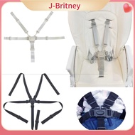 J-BRITNEY รถเข็นกอล์ฟทนทานสำหรับรถเข็นเด็กเข็มขัดนิรภัยเข็มขัดที่นั่งเก้าอี้สูง5จุดบังเหียน