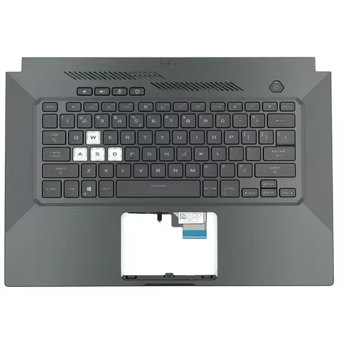 Palmrest w/Keyboard for Asus TUF Dash Air F15 FX516PM FA516 Black/White Color