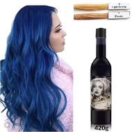 (Blue) SD / 5D /6D Korea Highlight Hair Color Cream / Color Wax Hair Color Mask Fruit Frutis Color f