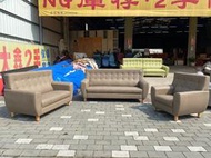 大慶二手家具 新品賓利卡其色3+2+1貓抓皮沙發/客廳沙發/辦公沙發/多件組沙發/皮沙發/防貓抓皮