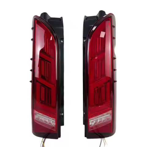 Suitable for 2005-18 Toyota Hiace HIACE 200 series modified LED tail light starting racing welcome t