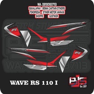 striping honda revo fi 2014 wave rs 110 i 2014
