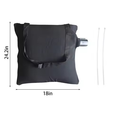 Replacement For Leaf Blower Vacuum Bag for Black Decker For BV2900 BV3100 Set of 3 Bags with Zipper 