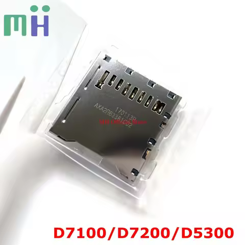 NEW For Nikon D7100 D7200 D5300 SD Memory Card Reader Slot Holder Camera Repair Replacement Spare Pa