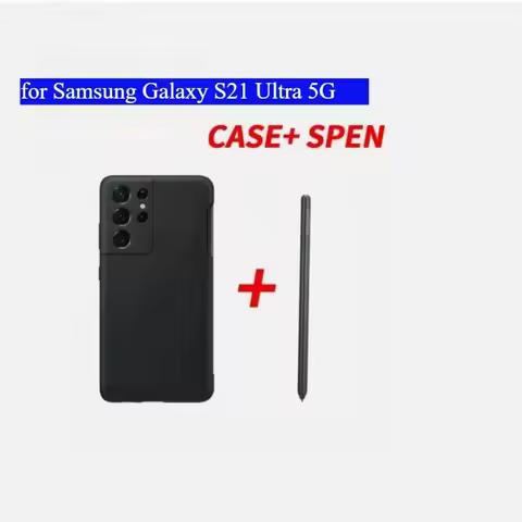 Silicone Cover Case with S Pen for Samsung Galaxy S21 Ultra 5G Silicone Cover Case with S Pen Stylus