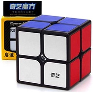 QiYi QiDi 2x2x2 Black with Sticker Cube Magic Cube Speed Cube, 2x2